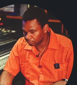Clifton Develle Cameron in studio